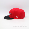 Zwei -Ton -3D -Sticker Logo Snapback Hut